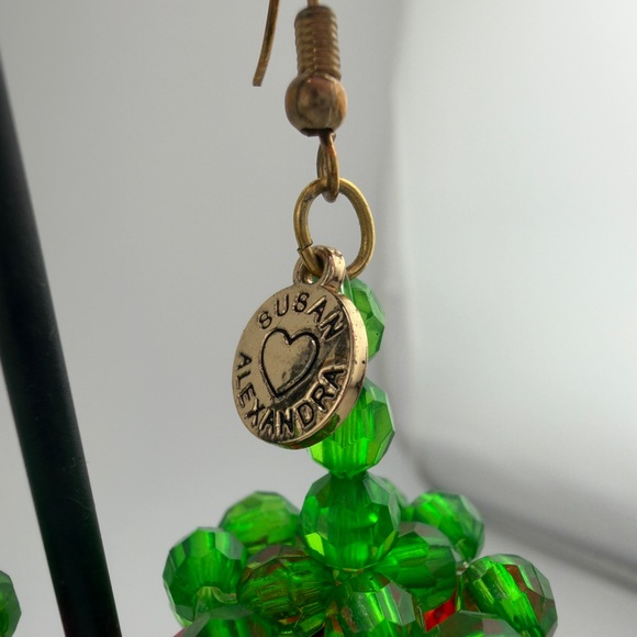 Susan Alexandra Beaded Strawberry Earrings - Picture 5 of 5